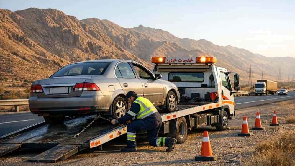خدمات فوری امداد خودرو در آبیک قزوین برای انواع خودرو